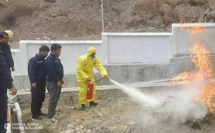 德欽縣污水處理廠應(yīng)急培訓(xùn)、實操演練